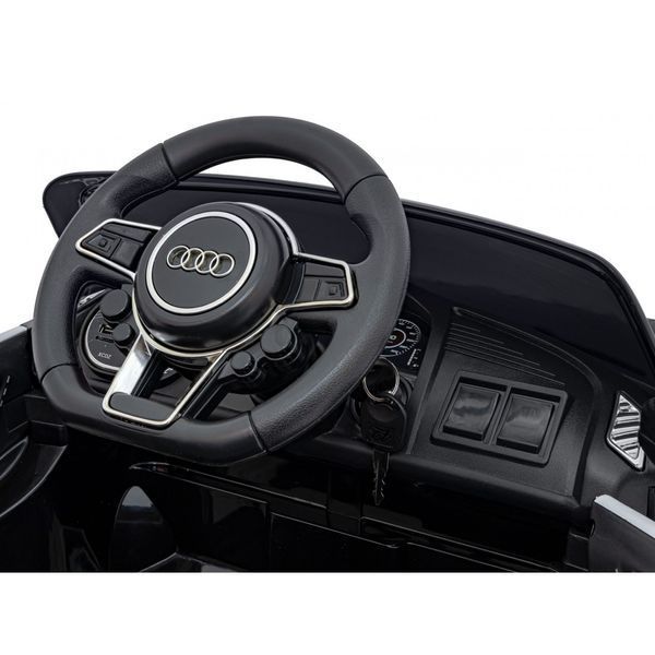 Дитячий електромобіль Audi R8 Police на акумуляторі Чорний PA.HL1818.POL фото