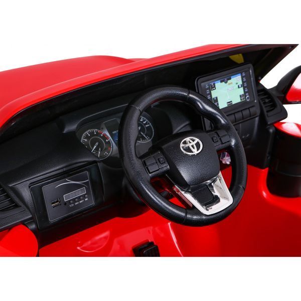 Детский Toyota Hilux на аккумуляторе Красный Пикап + 4х4 Привод + Пульт Дистанционного Управления Красный PA.DK-HL860.CR фото