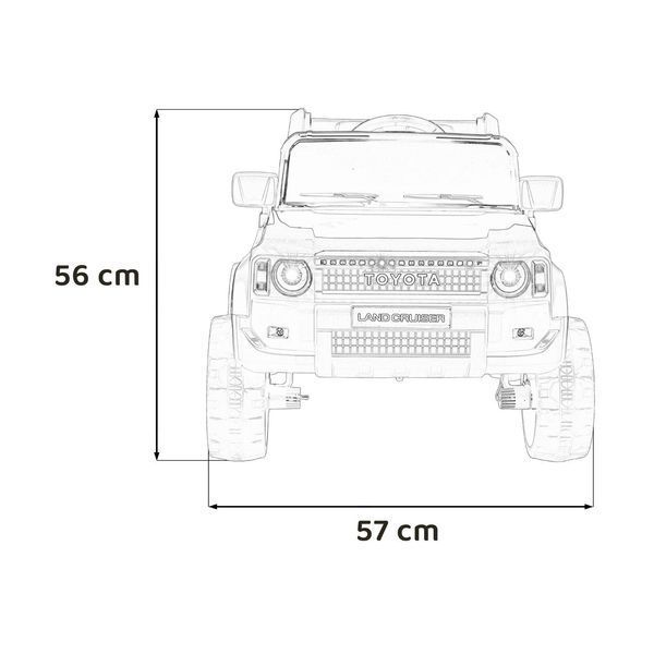 Автомобіль Toyota Land Cruiser PRADO Білий Білий PA.2155.BIA фото