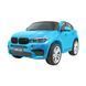 Позашляховик BMW X6M XXL для 2 дітей Червона фарба + Пілот + Екошкіра Синій PA.JJ2168.EXL.NIE фото