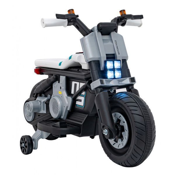 Детский мотоцикл Motorek Future 88 белый автомобиль Белый PA.QLS-805.BIA фото