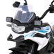 Дитячий поліцейський мотоцикл BMW F850 GS на акумуляторі + опорні колеса + сирена + фари + 2 кейси + безкоштовний старт Білий PA.JT5002B.POL фото 11
