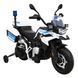 Дитячий поліцейський мотоцикл BMW F850 GS на акумуляторі + опорні колеса + сирена + фари + 2 кейси + безкоштовний старт Білий PA.JT5002B.POL фото 10