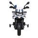 Дитячий поліцейський мотоцикл BMW F850 GS на акумуляторі + опорні колеса + сирена + фари + 2 кейси + безкоштовний старт Білий PA.JT5002B.POL фото 3