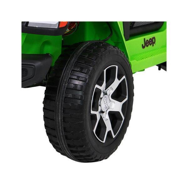 Дитячий Jeep Wrangler Rubicon на акумуляторі Зелений + Пульт + Радіо MP3 LED + Колеса EVA Зелений PA.DK-JWR555.ZIE фото