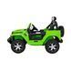 Дитячий Jeep Wrangler Rubicon на акумуляторі Зелений + Пульт + Радіо MP3 LED + Колеса EVA Зелений PA.DK-JWR555.ZIE фото 6