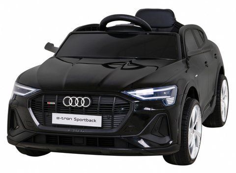 Дитячий автомобіль Audi E-Tron чорний повнопривідний джип для дітей від 2 років 1031 фото
