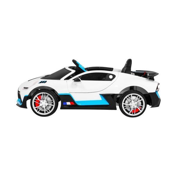 Bugatti Divo Автомобіль дитячий на акумуляторі Білий + Пульт + EVA + Free Start + LED MP3 Білий PA.HL338.BIA фото