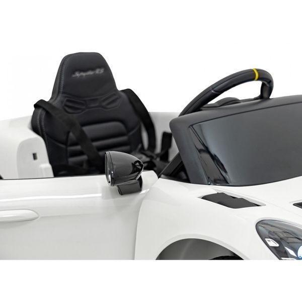 Електромобіль Porsche Spyder RS ​​​​718, біла фарба Білий PA.DK-P718.EXL.BIA фото
