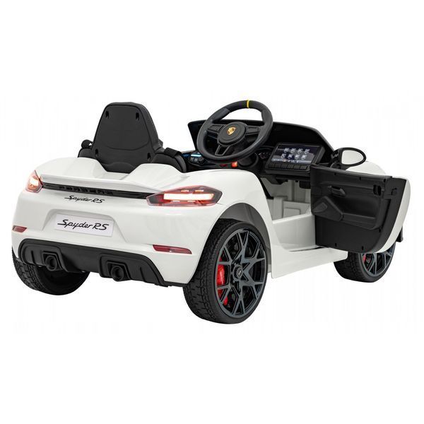 Електромобіль Porsche Spyder RS ​​​​718, біла фарба Білий PA.DK-P718.EXL.BIA фото