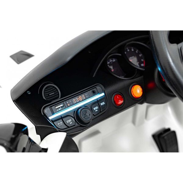 Електромобіль Porsche Spyder RS ​​​​718, біла фарба Білий PA.DK-P718.EXL.BIA фото